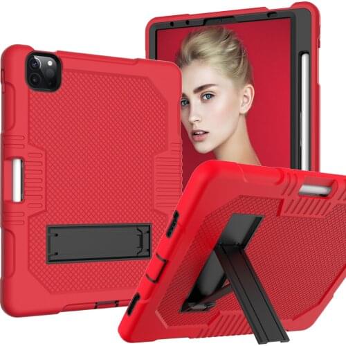 Heavy Armor ShocKproof Kids Silicone Cover case for iPad Air4 10.9 Tablet Funda Capa With Pen Slot for iPad 11 ipad 12.9