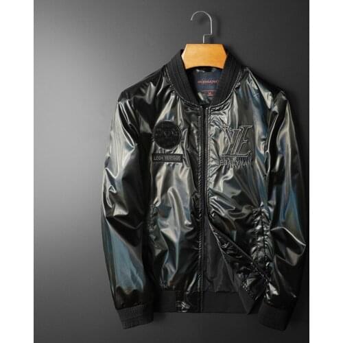 Spring Winter Laster Warm Coats Fashion Zipper Lightweight Warm Mens Jacket Baseball Hip Hop Slim Fit Outwear Coats jacket