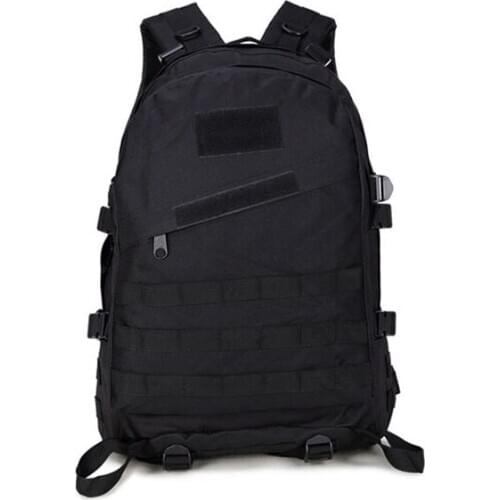 Military Tactical Backpack Backpack Camping Mountaineering Trip Hiking Bag 40L Black Waterproof and Wear-resistant Should Bags