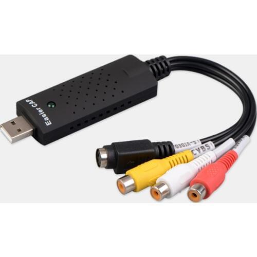 1 Channel HD USB Capture Card DV AV Audio Video TV USB 2.0 DVR Capture Cards For Laptop for Windows 10