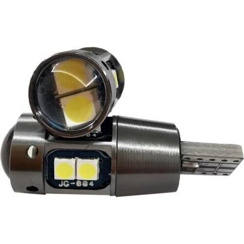 10pcs T10 W5W 194 168 Canbus NO Error Car LED Clearance Reading Light Bulb Auto License Plate Lamp 3030 10SMD White Red DC12V