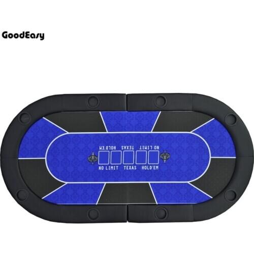 181x92x4cm Foldable table top Texas Hold'em Poker Gambling Tabletop Two fold Casino tabletop Multiple Color 1pcs