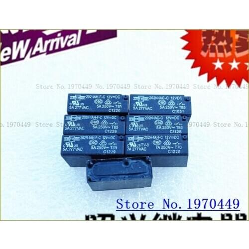 202N-1AH-F-C 5A/250VAC 12VDC