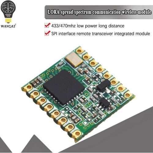 433MHz 470MHz RFM98 RFM98W | Wireless transceiver module LoRa spread spectrum communication 433M 470M SX1278 16*16mm