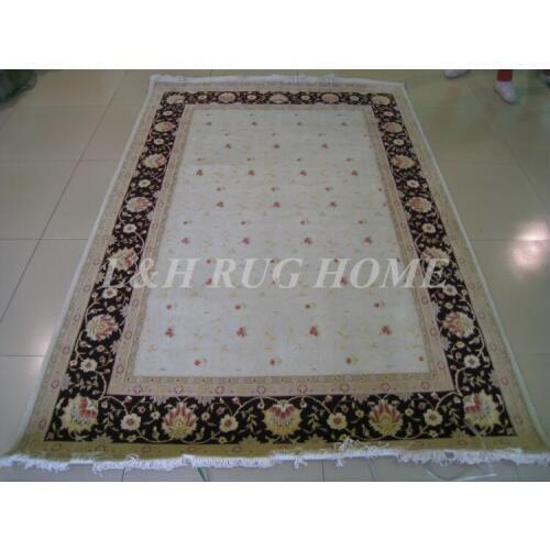 Free shipping 5'X8'160 Line Hand-knotted Wool and silk Oriental Persian carpet handmade Persian carpet