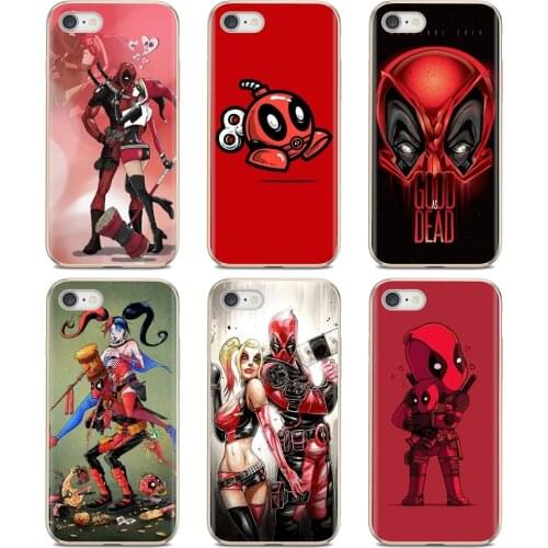 Cell Phone Case For Samsung Galaxy S7 S8 S9 S10E S20 FE Note 10 20 Edge Lite Plus Ultra DEADPOOL-HARLEY-QUINN-AND