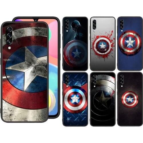 Marvel Captain America Shield For Samsung Galaxy A90 A80 A70S A60 A50S A50 A40 A40S A30 A30S A20E A20S A10S A10 A2Phone Case