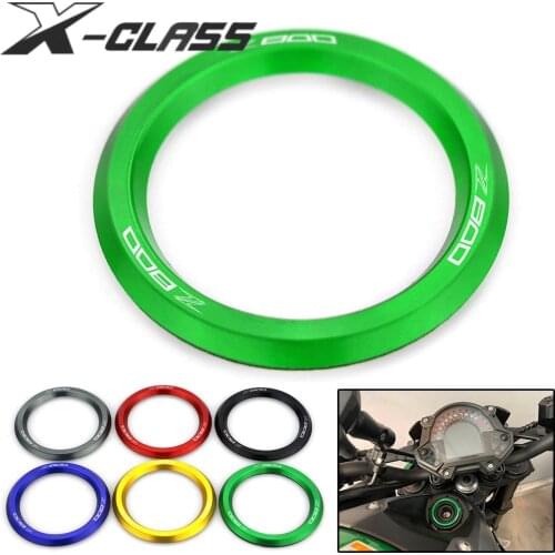 For Kawasaki Z800 Z750 2017 2018 2019 2020 Motorcycle Ignition Switch Cover Key Ring Protector CNC Aluminum Green Accessories