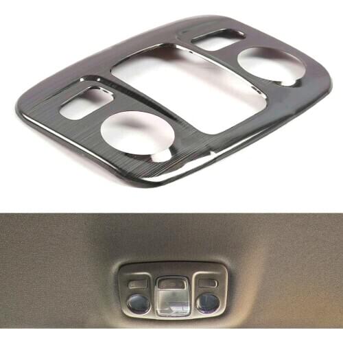 Chrome Rear Reading Light Decorative Frame Cover For CITROEN C5 Aircross 2017 2018 Carbon Look Car Detector Stick Styling