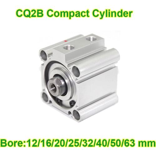 SMC Type CQ2B series CQ2B20-5D Double Action single rod thin type Pneumatic Compact Cylinder with high quality