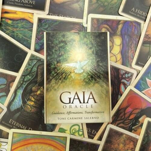 M5TC Gaia Oracle 45-Card Deck Tarot English Version Party Board Game Divination Fate