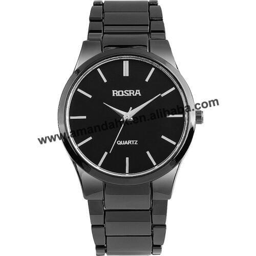 Fashion alloy belt watchband cute scrawl quartz watch female form watch hot sale women men watches Rosa 8526