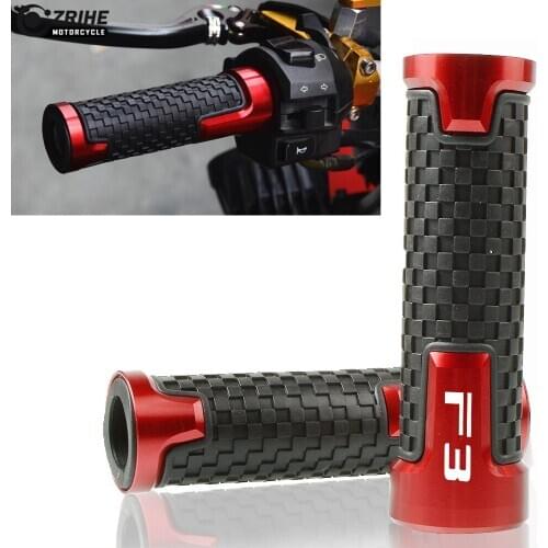 Moto Handlebar Grips 22mm Bicycle Anti-Skid Rubber Handle Bar Grips For MV Agusta F3 675 2013-2016 F3 800/AGO/RC/AMG 2014-2016