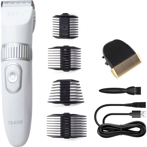 Pet Hair Grooming Kit 4 in 1 Professional Dog Cat Animal Hairdresser Clipper Recharging Cordless Shaver Haircut Machine 24/6 Tee