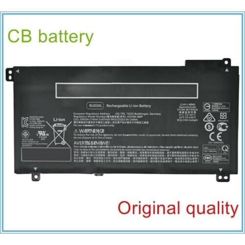 Original quality 11.4V 48WH RU03XL Laptop Battery For L12717-421 L12791-855 HSTNN-IB8P/IB8K