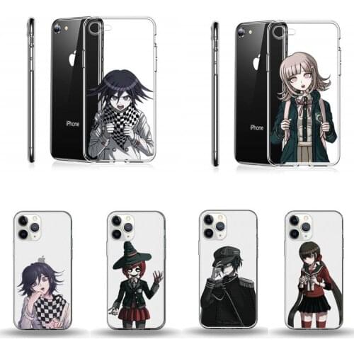 Danganronpa V3 Killing Harmony Phone Case Transparent for iPhone 6 7 8 11 12 s mini pro X XS XR MAX Plus custom protective funda