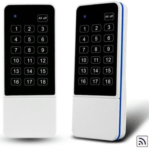 RF Remote Control 433mhz,30M Long control Range,Wireless Remote Controller Only for Wireless Smart Light Switch