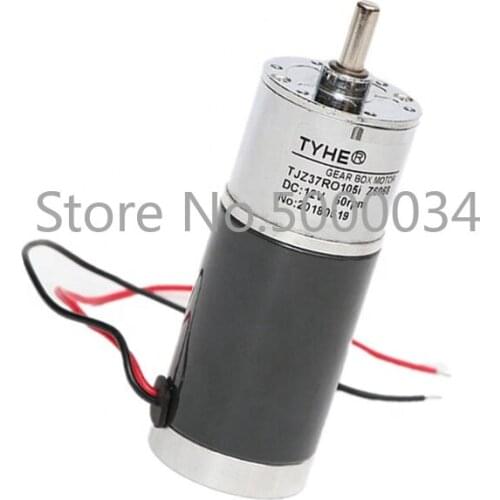 Hot selling small Diameter 37mm 12v 3000 rpm waterproof dc gear box motor for Robot RC Car Model DIY Engine Toy