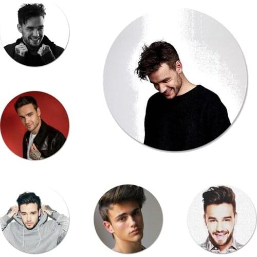 1D Liam Payne Icons Pins Badge Decoration Brooches Metal Badges For Clothes Backpack Decoration 58mm