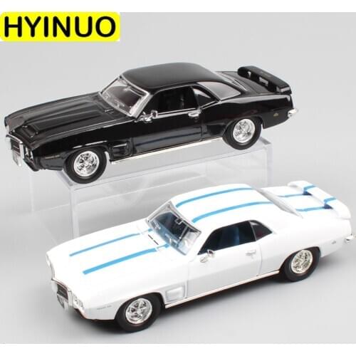 1/43 classic Diecast Alloy Eagle Pontiac Firebird trans AM1969 Metal Toy Car Simulation Retro Static Model Kids collection Gift