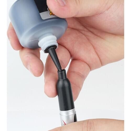 1 Bottle 50ml Refill Ink for Refilling Inks Marker Pen Black Red Blue 3 Colors 1XCE