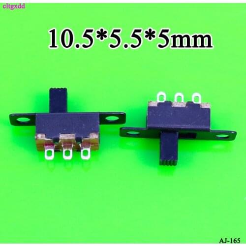 10x Toggle Switch 5V 0.3A SS12F15G5 SS-22F32G7 Vertical 3 Pin 2 Position 1P2T With Fixed Hole Interruptor Slide Switch PCB