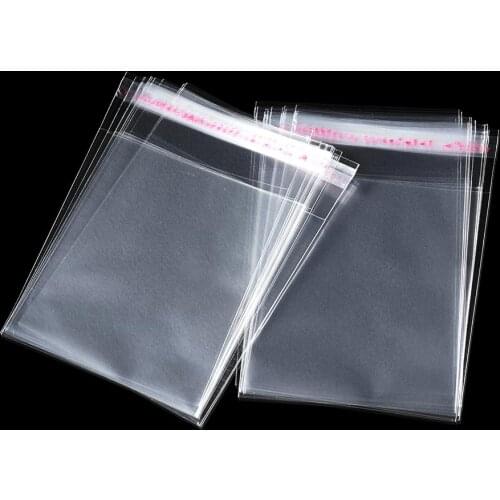 1000pcs Plastic Transparent Cellophane Bags Self Adhesive Self Sealing Small Clear Pouch for Candy Cookie Gift Party DIY