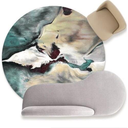 200cm Fashion Abstract Art Landscape Oil Painting Living Room Bedroom Hanging Basket Chair Round Floor Mat Carpet Customization