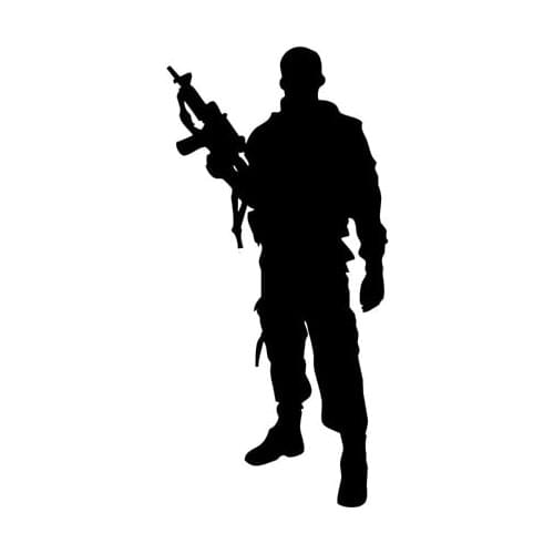 5.9CM*12.2CM Assault Life Pro Gun Car Truck Vinyl Decal Sticker S9-0083