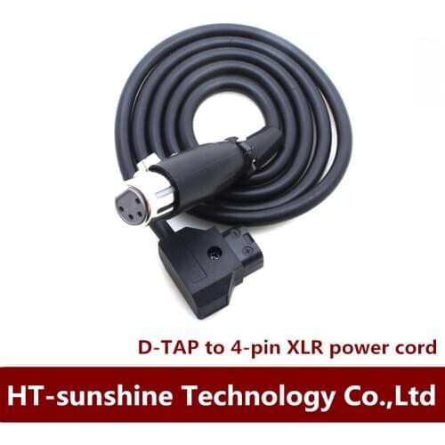 D-TAP to 4-pin XLR head monitor power supply line B-type port four-pin 4XLR XLR female 2M 1pcs free shipping