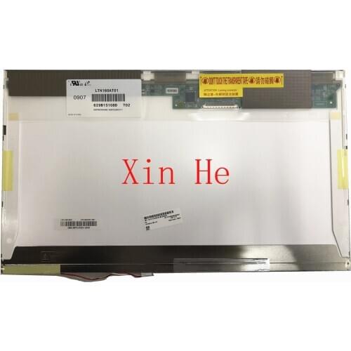 Free Shipping LTN160AT01 LTN160AT02 For Asus X61S Acer 6920 6930G 6935 6935G Toshiba AX/53HPK HP CQ60 LCD Screen 1366*768 30Pins