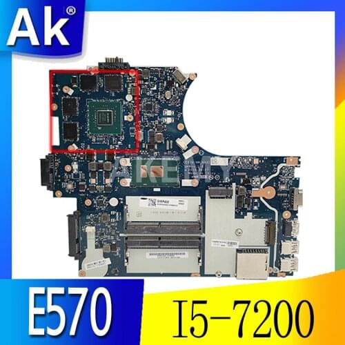 CE570 NM-A831 Motherboard For Lenovo ThinkPad E570 E570C Notebook Motherboard FRU 01EP400 I5 7200 GTX950M 2G DDR4 100% Test