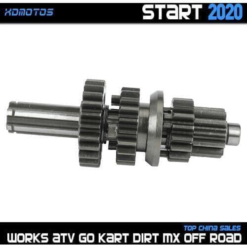 LF125 Main shaft Gear Kit for lifan 125 125cc 1P52FMI Horizontal Kick Starter Engines Dirt Pit Bikes Parts