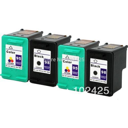 Einkshop Brand 95 98 compatible Ink Cartridge Suitable for HP Photosmart C4183 C4188 2570 Deskjet 5940 D4145 D4155 printer