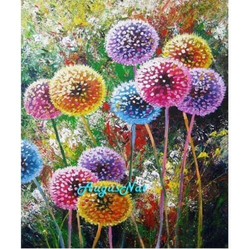 Dandelion diamond painting full square flower wall art diamond dotz diamond embroidery paint home decor gempasted crafts gifts