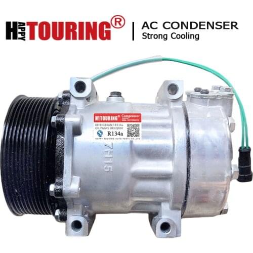 SD7H15 AC Air Conditioning Compressor for Scania P G R T series P470 P380 P480 1888033 1853081 SANDEN 8290 PV8 24V