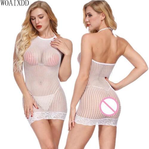 Sexy Lingerie Women latex lingerie Sexy Costumes Hot Exotic Mesh Nightdress Lingerie Sexy Hot Erotic babydoll sexy lingerie