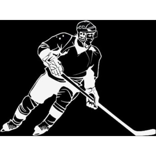 16x11cm Ice Hockey Sports Car Styling Fashion Car Window Stickers For Car Styling