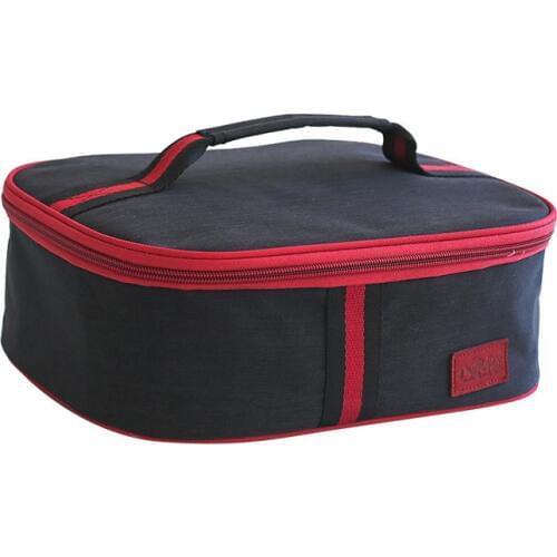 Stylish portable llunch bag thermal picnic box ice pack meal drinks cans fresh insulated carrier cooler bag thermos cool bag