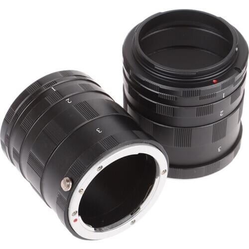 1PC Auto Focus AF Macro Extension Tube Ring Lens Adapter for Canon EOS Camera for Nikon AI Accessories