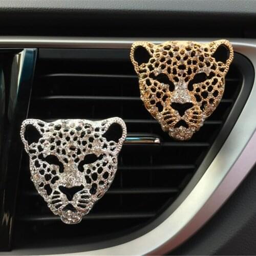 Universal cute car air conditioning outlet perfume clip-encrusted tiger car perfume sheet for women man Automotive interior