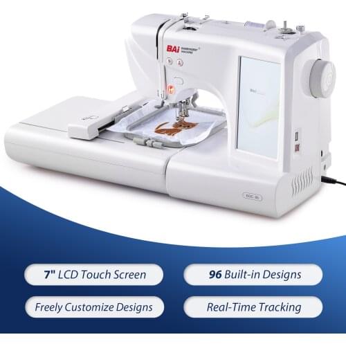 BAI Sewing Embroidery Machine Computerized Automatic Sewing Professional Multifunction Household DIY