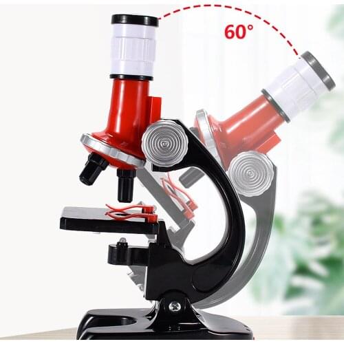 High Definition 1200 Times Microscope Toys Primary School Science Experiment Equipment Children Educational Toys Microscope Kit