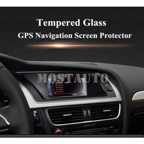 For Audi A4 A5 S5 6.5 Inch Tempered Glass GPS Navigation Screen Protector 2008-2015 1pcs Car Accessories Interior Car Decor