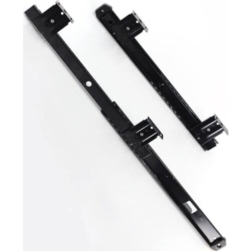 1Pair Heavy Duty Ball Bearing Slides Keyboard Drawer Tray Accessories Furniture Rail Rack with Adjustable Height Bracket