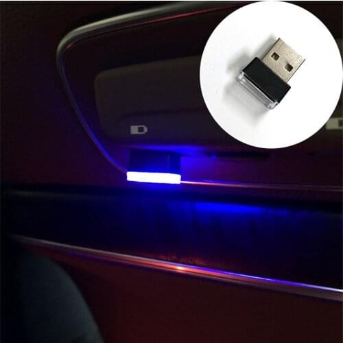 1 Piece Car USB LED Atmosphere Decorative Lights for Mitsubishi ASX Outlander Lancer Colt Evolution Pajero Eclipse Grandis
