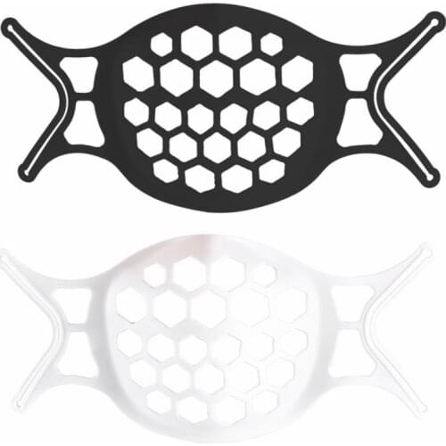 1PC Face Mask Bracket Holders Reusable Comfortable Silicone Mask Inner Support Frame Waterproof Breathable Mask Holder