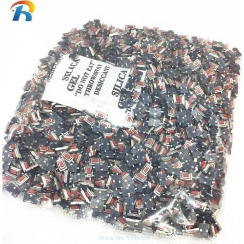 1000pcs 100% NEW 3*6*2.5mm 3*6*2.5H SMD red Button switch key switch Tact Switch in stock 3X6X2.5MM