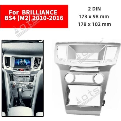 11-366 Car Radio Fascia Panel for BRILLIANCE BS4 (M2) 2010 2011 2012 2013 2014 -2016 Stereo Fascia Dash CD Trim Installation Kit
