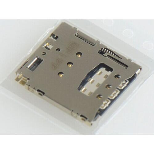 2pcs/lot New Original For Blackberry Q5 Sony T3 Sim Card Reader Connector Socket Slot